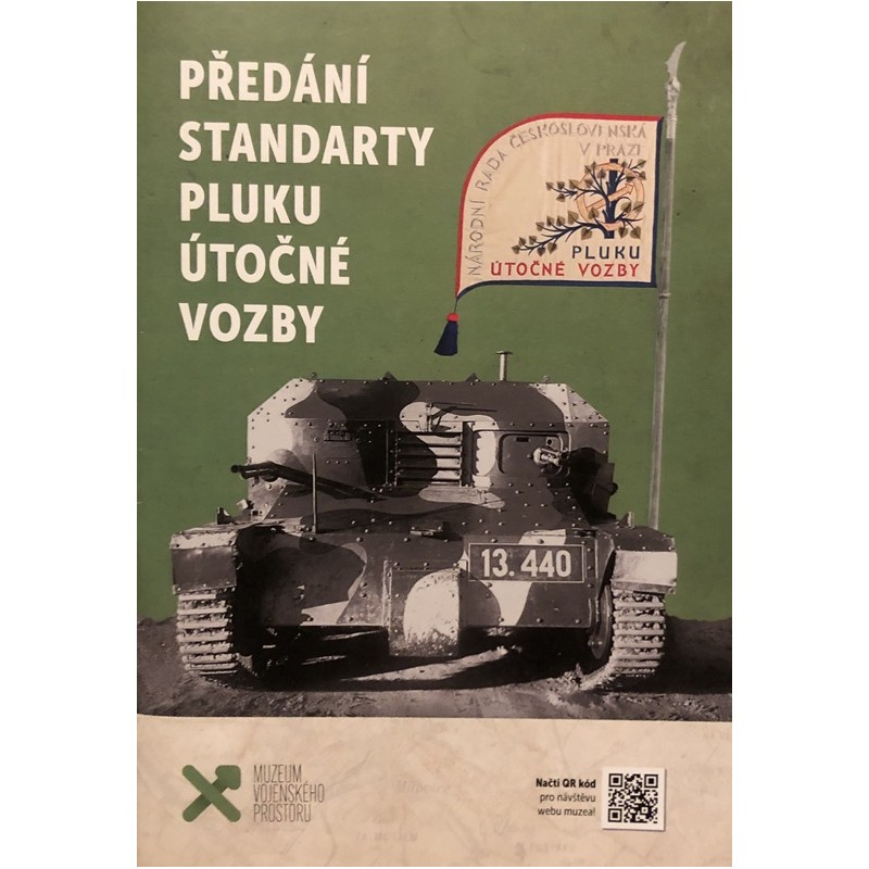Předání standarty pluku útočné vozby