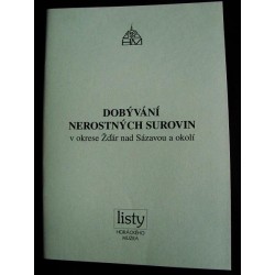 Dobývání nerostných surovin...