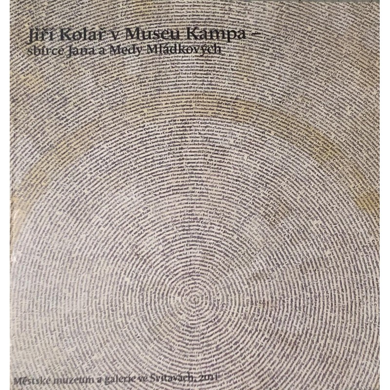 Jiří Kolář v Museu Kampa - sbírce Jana a Medy Mládkových